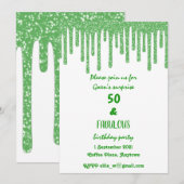 Groene reservewas droogt 50 en een verbluffende da kaart (Voorkant / Achterkant)