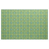Groene retro bloemen stof (Fat Quarter)