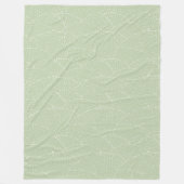  Groene Retro Geometrische Stippen Abstracte Golf Fleece Deken (Voorkant)