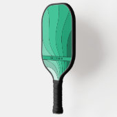 Groene Retro Pickleball Paddle (Links)