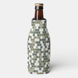 Groene retro stippen flesjeskoeler