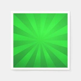Groene Retro Sunburst Servet