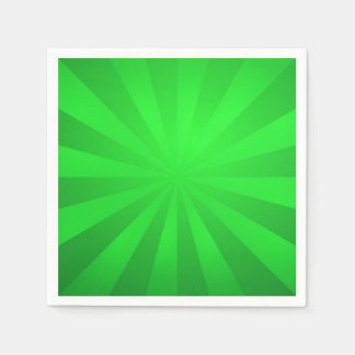 Groene Retro Sunburst Servet