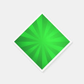 Groene Retro Sunburst Servet (Hoek)