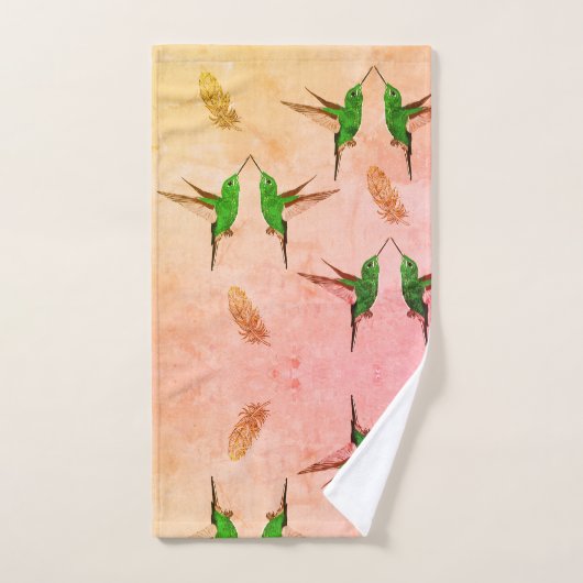 Groene reuzenveer bad handdoek (Handdoek)