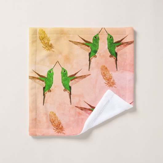 Groene reuzenveer bad handdoek (Wasdoekje)