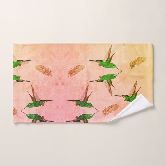 Groene reuzenveer bad handdoek (Handdoek)