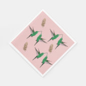 Groene reuzenveer servet (Hoek)