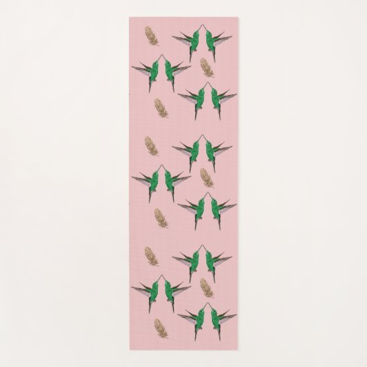 Groene reuzenveer yogamat (Voorkant)