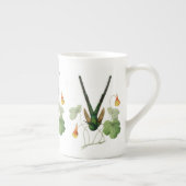 Groene reuzenvogels en Nasturtium Porselein Kop (Rechts)