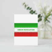 Groene revolutie briefkaart (Staand voorkant)