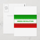 Groene revolutie briefkaart (Voorkant / Achterkant)