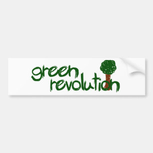 Groene revolutie bumpersticker