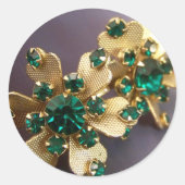 Groene Rhinestone Stickers (Voorkant)