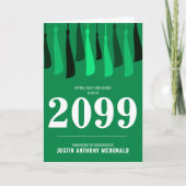 Groene rij Tassels Foto-Afstuderen (Voorkant)