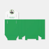 Groene Ring op Afstudeerder Pet Afstuderen Bedankdoosjes (Uitgevouwen)