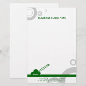 groene ringen maaien briefpapier (Voorkant / Achterkant)