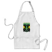 groene rituele stam standaard schort (Voorkant)
