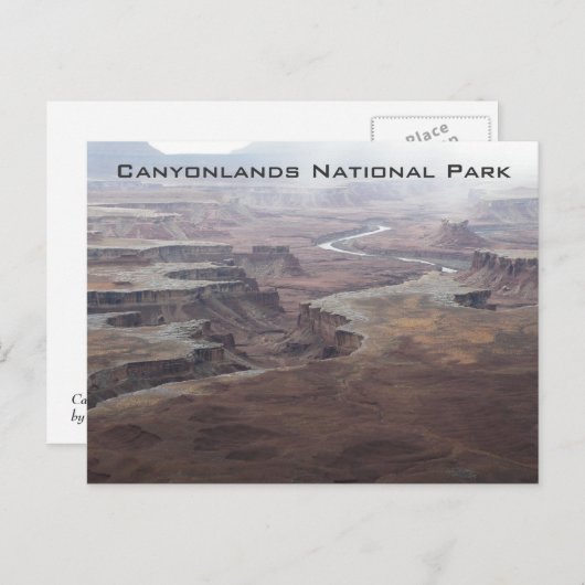 Groene rivier briefkaart (Voorkant / Achterkant)