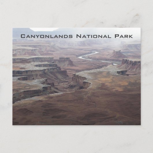 Groene rivier briefkaart (Voorkant)