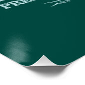 Groene rivier (rafting2) perfect poster (Hoek)