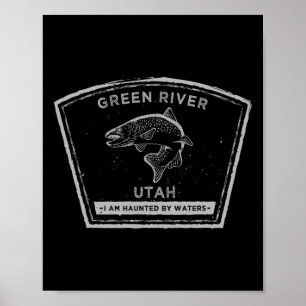 Groene Rivier Utah Fly Fishing Poster
