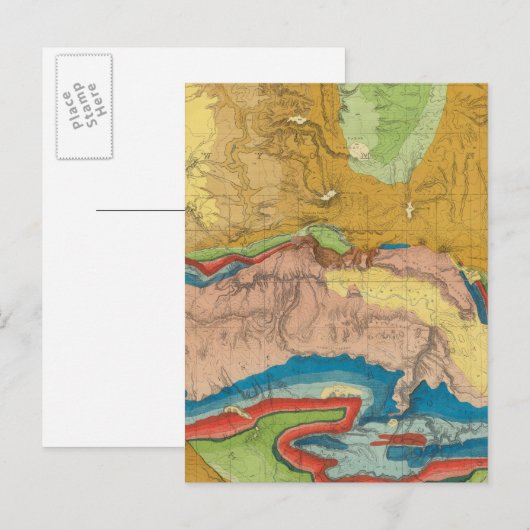 Groene rivier van de Unie Pacific Rail Road Briefkaart (Voorkant / Achterkant)