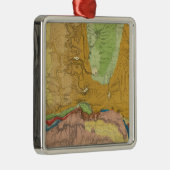 Groene rivier van de Unie Pacific Rail Road Metalen Ornament (Rechts)