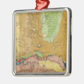 Groene rivier van de Unie Pacific Rail Road Metalen Ornament (Links)