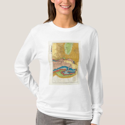 Groene rivier van de Unie Pacific Rail Road T-shirt (Voorkant)