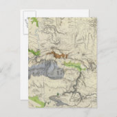 Groene rivier van de Uniemaiddel voor de spoorwege Briefkaart (Voorkant / Achterkant)