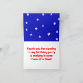 Groene Robot Meisje Roze Ruimteschip Cupcake Bedan Bedankkaart (Binnen)