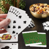 Groene robots pokerkaarten (Insitu)