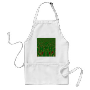Groene robots standaard schort