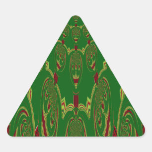 Groene robots sticker