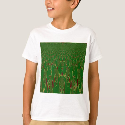 Groene robots t-shirt (Voorkant)