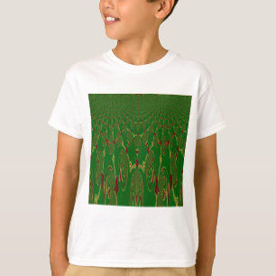 Groene robots t-shirt
