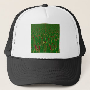 Groene robots trucker pet