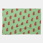 Groene Rode Appels Landelijk Theedoek (Horizontaal)