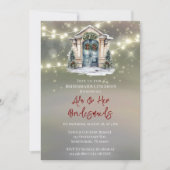 Groene Rode Berry Decor Deur Licht Bruidsmeisjes L Kaart (Voorkant)