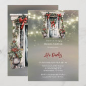 Groene Rode Berry Decor Deurlicht Vrijgezellenfees Kaart (Voorkant / Achterkant)