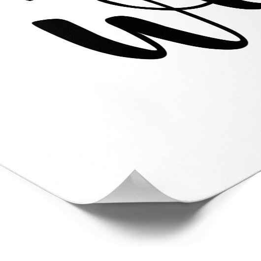 Groene rode buffel geruite kerstboom en poot poster (Hoek)