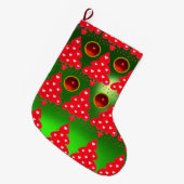 GROENE RODE CHRISTMAS TREE MET HARTEN GROTE KERSTSOK (Voorkant (Hangend))