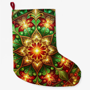 Groene Rode Decoratie Kerst Holiday Sock Grote Kerstsok