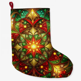 Groene Rode Decoratie Kerst Holiday Sock Grote Kerstsok