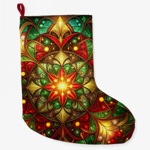 Groene Rode Decoratie Kerst Holiday Sock Grote Kerstsok