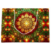 Groene rode decoratieve cadeautas voor feestdagen (Voorkant)