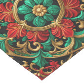 Groene Rode Decoratieve Vakantie Tafel Runner Medium Tafelloper (Hoek)