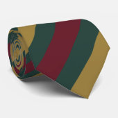 Groene rode en gouden kerst in stripte stropdas (Opgerold)