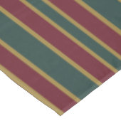 Groene rode en gouden kerststrepen met Snoep Tafelkleed (Gekanteld)